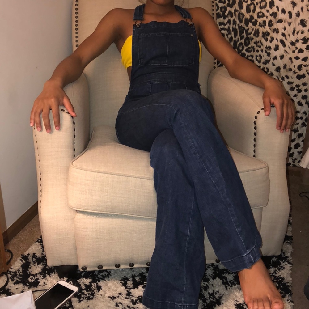 Denim Coachella overalls